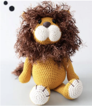 Haakpakket knuffel leeuw Louis