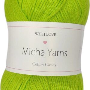Micha Yarns 100% katoen haakgaren Appel Groen 017?