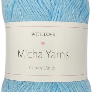 Micha Yarns 100% katoen haakgaren  Baby Blauw 014?