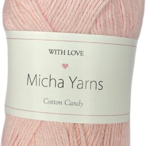 Micha Yarns 100% katoen haakgaren Baby Roze (010)?