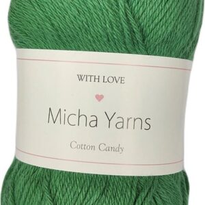 Micha Yarns 100% katoen haakgaren Bos Groen 018?
