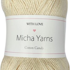 Micha Yarns 100% katoen haakgaren Creme 002?