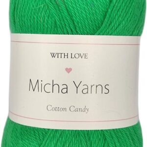 Micha Yarns 100% katoen haakgaren Gras Groen 016?