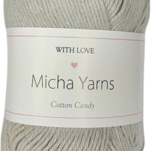 Micha Yarns 100% katoen haakgaren Licht Grijs 019?