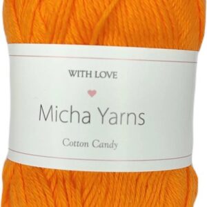 Micha Yarns 100% katoen haakgaren Oranje 006?