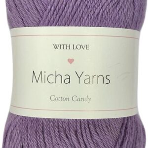 Micha Yarns 100% katoen haakgaren Paars 012?