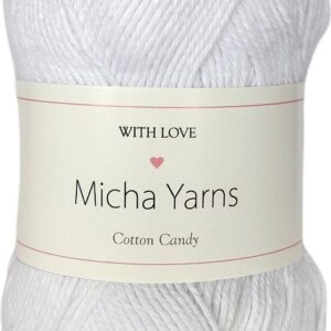 Micha Yarns 100% katoen haakgaren Wit (001)?