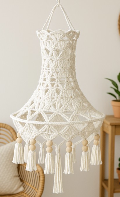 Jasmijn kroonluchter haken gratis patroon