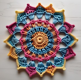 Mandala haken gratis patroon Nederlands