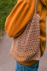 Mesh tas haken: gratis en makkelijk patroon