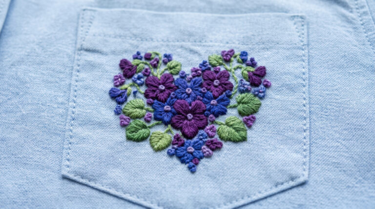 Borduren op kinderkleding: gratis en makkelijk patroon