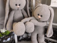 Haakpakket XXL Funny Bunny Basic taupe